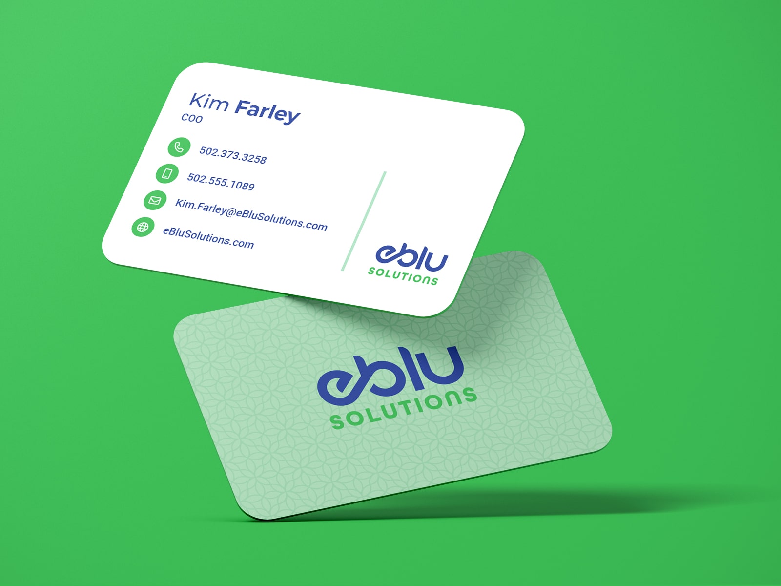 eBlu Solutions - Branding & Logo